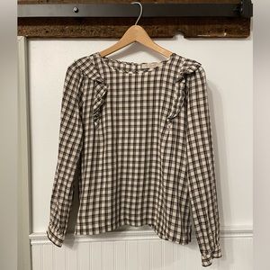 Plaid Blouse
